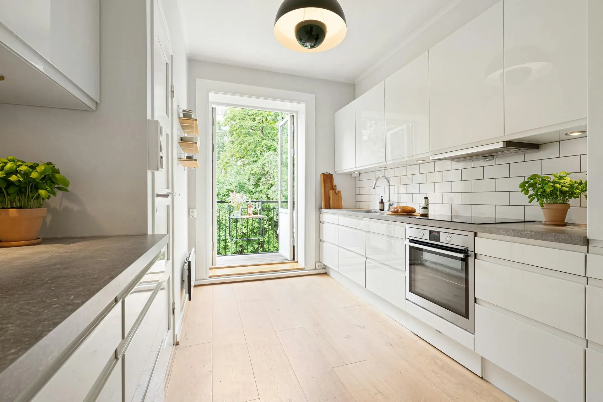 Parallel kitchen interior design by FurnoSpace™